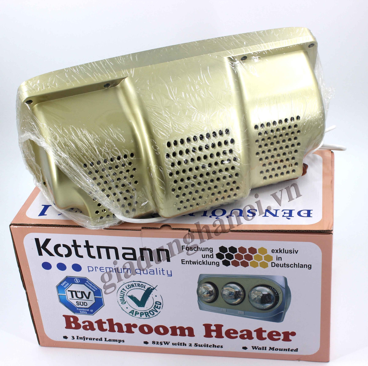 đèn sưởi nhà tắm kottmann 3 bóng K3B G gia dụng hà nội 2